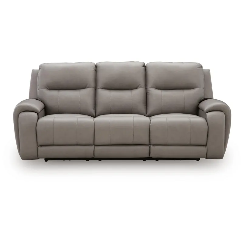 Trendsetter Power Reclining Sofa with Audio Seating