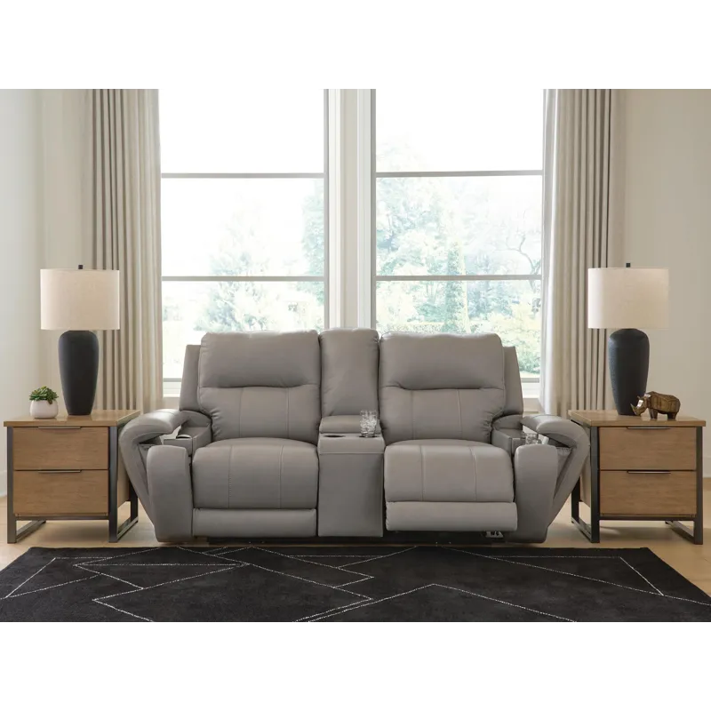 Trendsetter Power Reclining Loveseat with Audio Seating