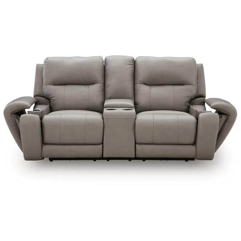 Trendsetter Power Reclining Loveseat with Audio Seating