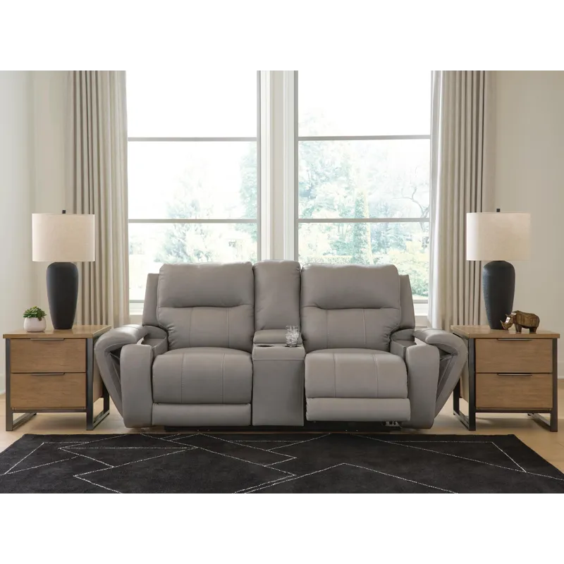 Trendsetter Power Reclining Loveseat with Audio Seating