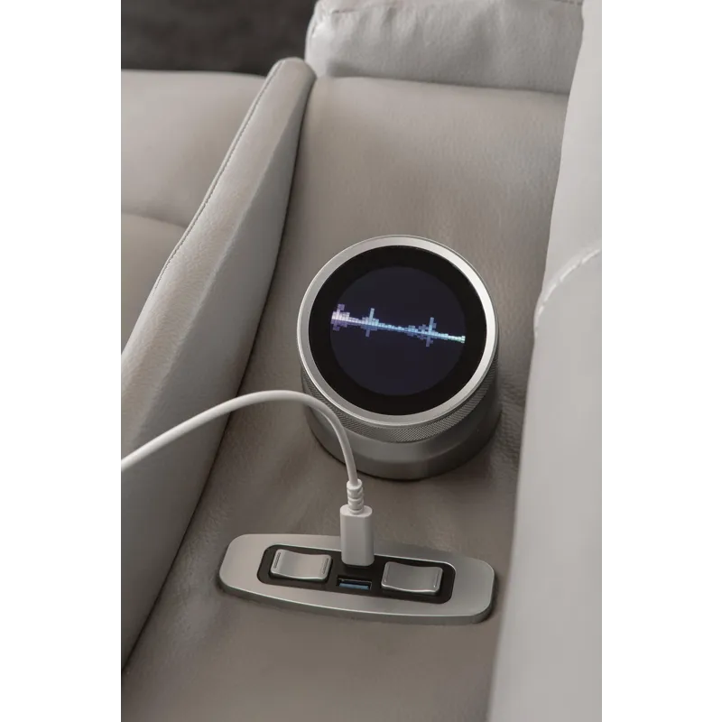 Trendsetter Power Reclining Sofa with Audio Seating