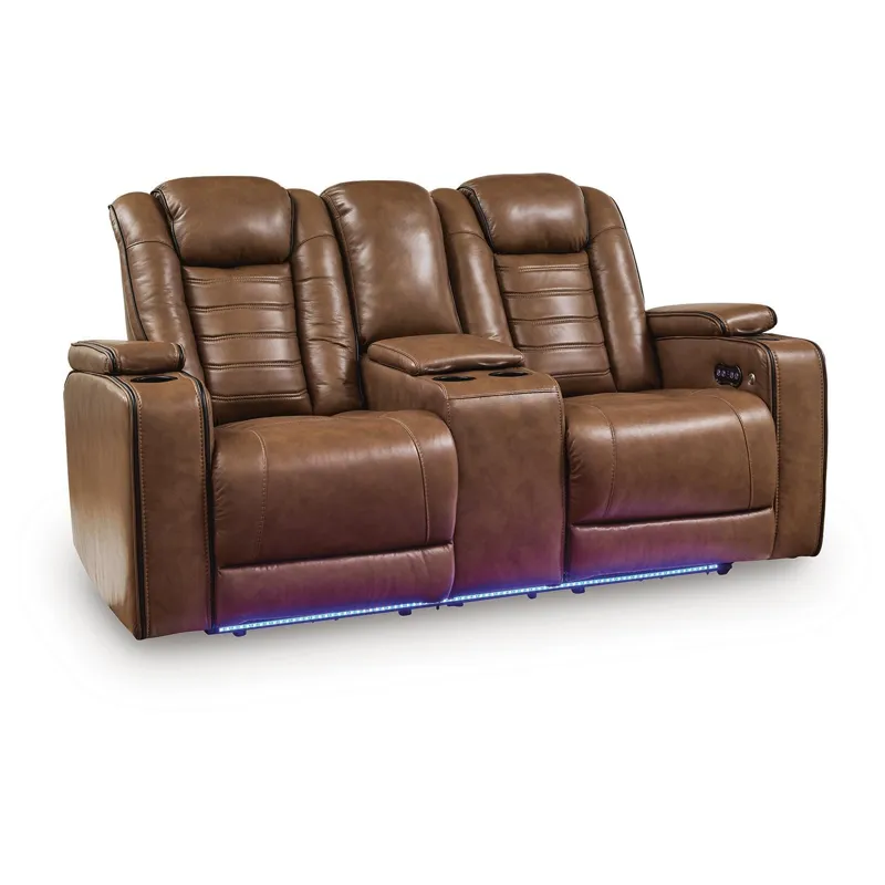 Gruaro Power Reclining Loveseat with Console