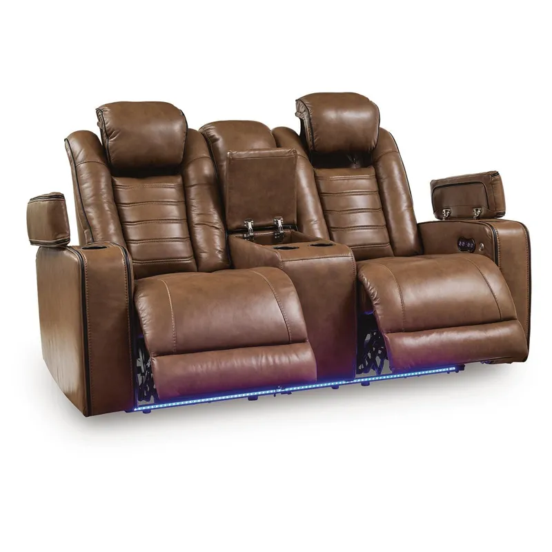 Gruaro Power Reclining Loveseat with Console