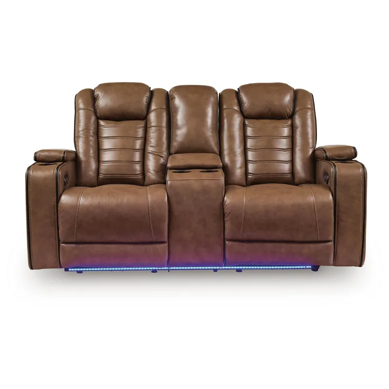 Gruaro Power Reclining Loveseat with Console