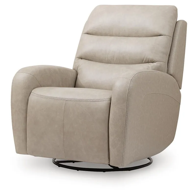 Motion-Max Swivel Glider Power Recliner