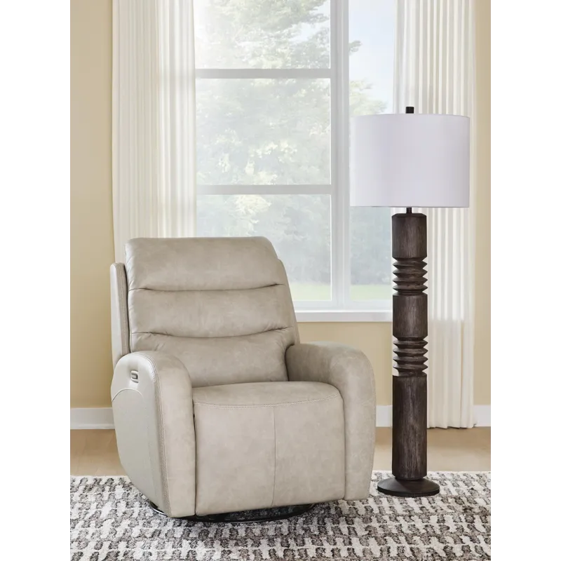 Motion-Max Swivel Glider Power Recliner
