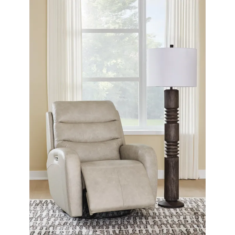 Motion-Max Swivel Glider Power Recliner