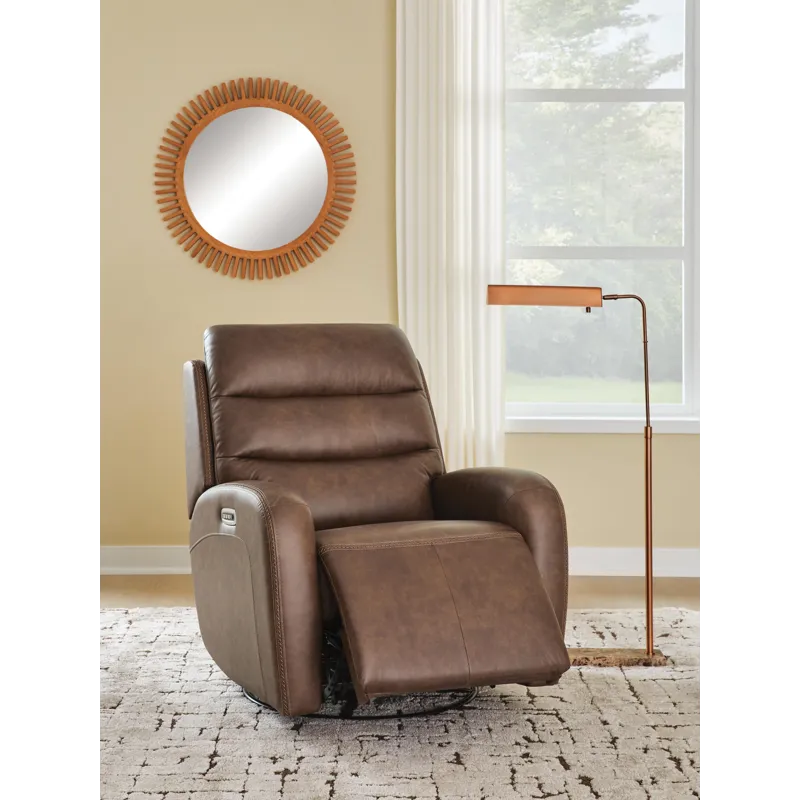 Motion-Max Swivel Glider Power Recliner
