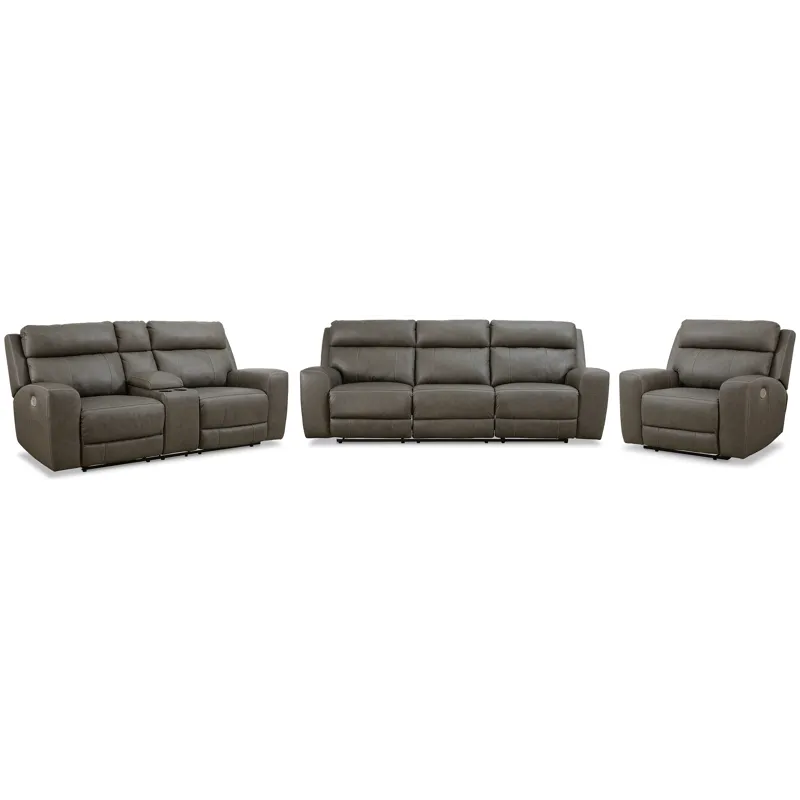 Roman Power Reclining Sofa, Loveseat and Recliner