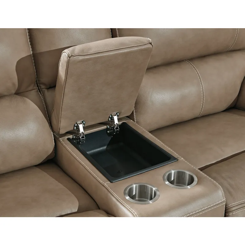 Ricmen Power Reclining Loveseat with Console