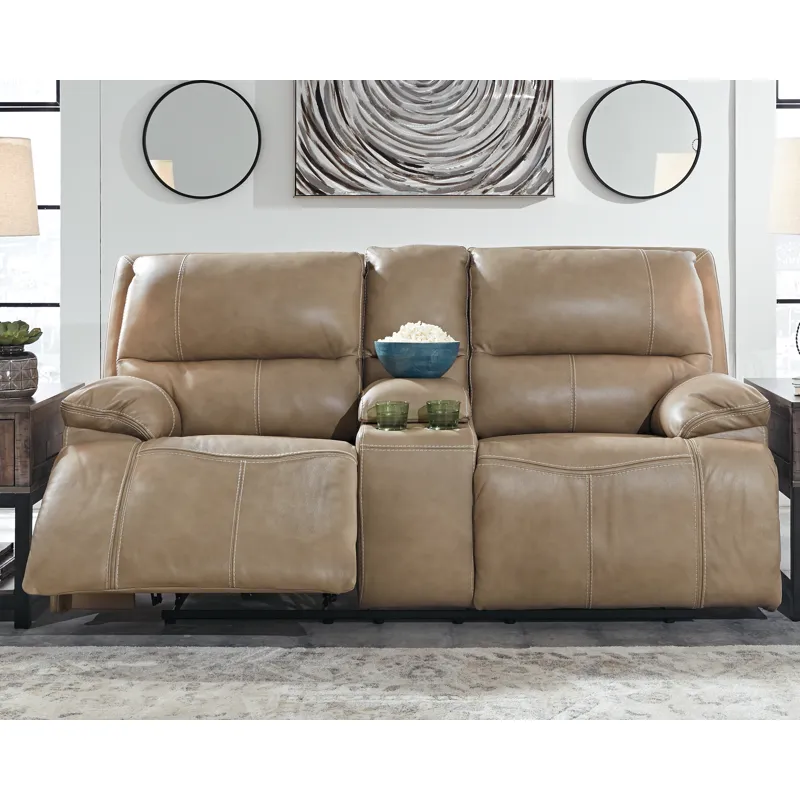 Ricmen Power Reclining Loveseat with Console