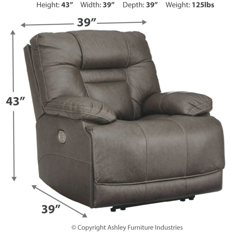 Wurstrow Power Reclining Sofa, Loveseat and Recliner U54602U2 by