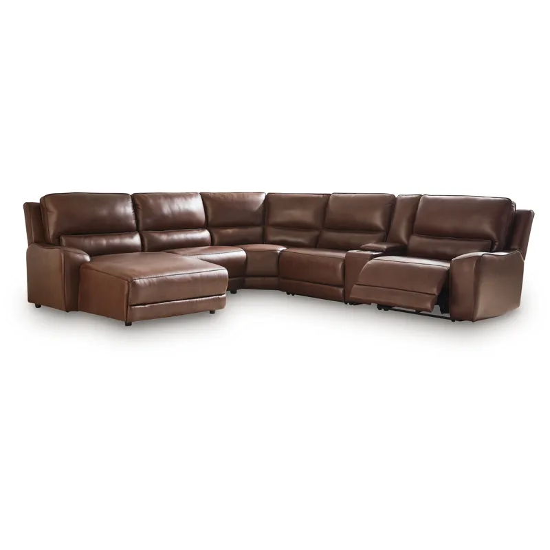 DeepWakes 6-Piece Power Reclining Sectional with Chaise