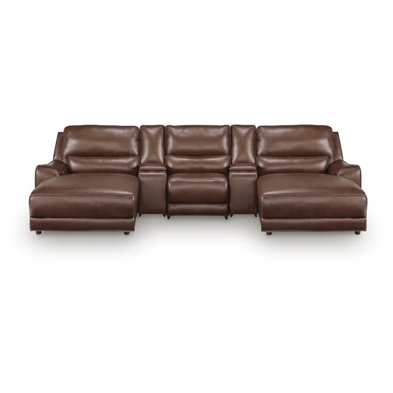 Silverbrooke 5-Piece Power Reclining Sectional with Chaise