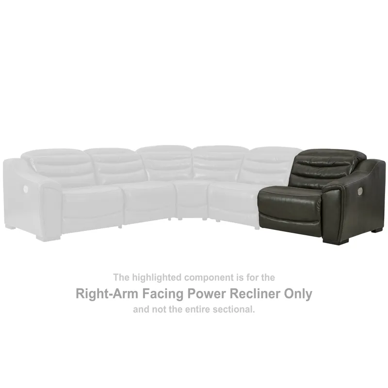 Center Line Right-Arm Facing Power Recliner