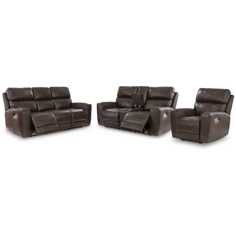 Beadel Power Reclining Sofa, Loveseat and Recliner