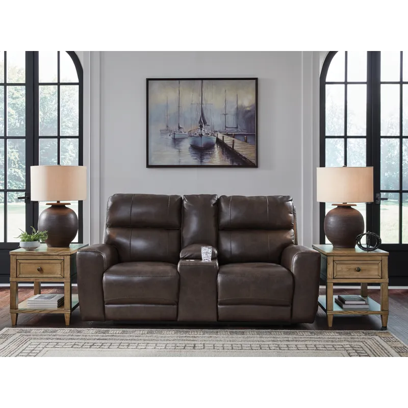Beadel Power Reclining Loveseat with Console