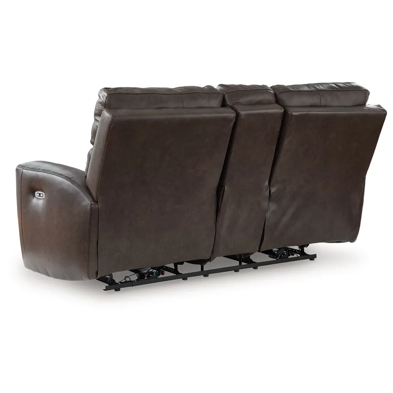 Beadel Power Reclining Loveseat with Console