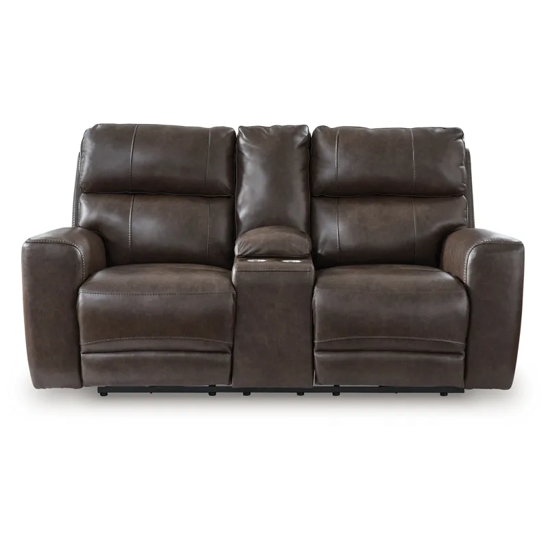 Beadel Power Reclining Loveseat with Console