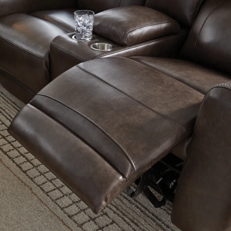 Beadel Power Reclining Loveseat with Console