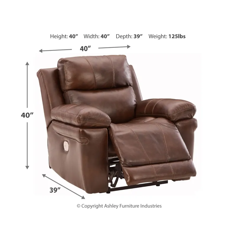 Edmar Power Reclining Sofa, Loveseat and Recliner