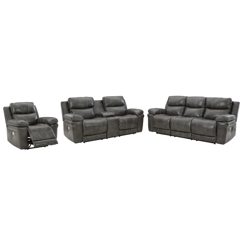 Edmar Power Reclining Sofa, Loveseat and Recliner