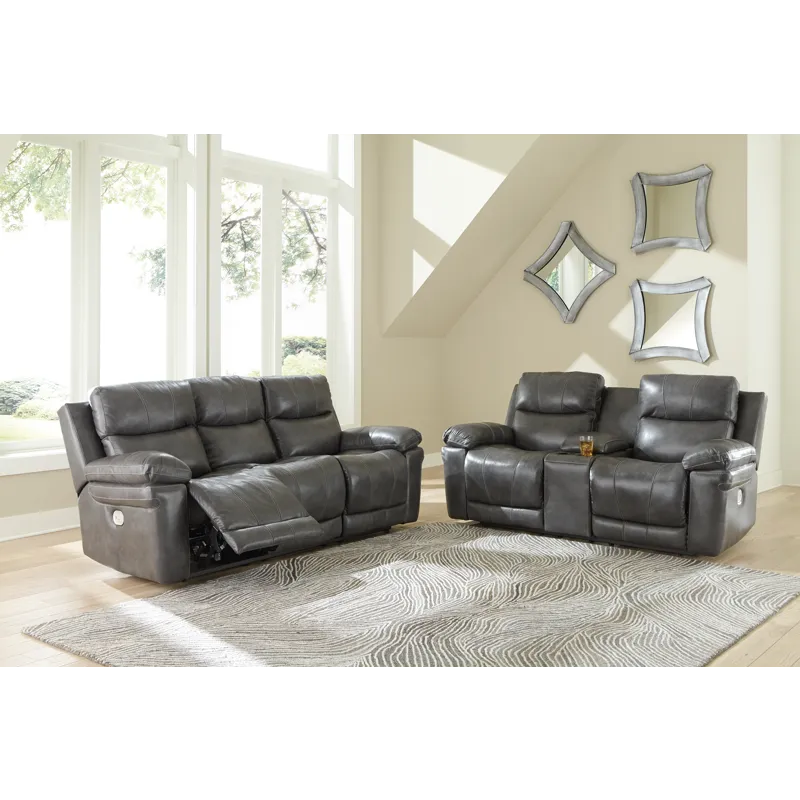Edmar Power Reclining Sofa and Loveseat