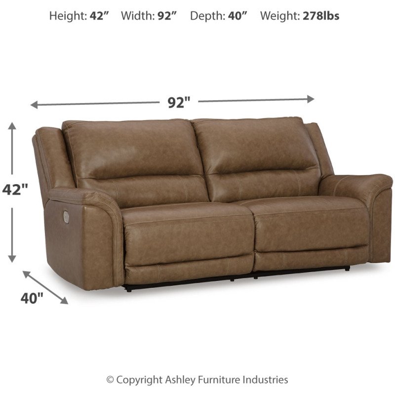 Ashley Furniture Trasimeno Reclining Sofa - Thumbnail 5