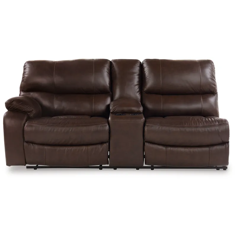 Family Circle Left-Arm Facing Power Reclining Loveseat with Console