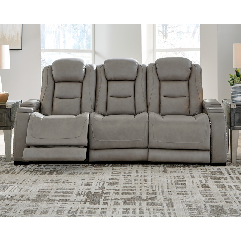 The Man Den Power Reclining Sofa U8530515 By Signature Design Ashley At Turner Furniture Man Den Power Reclining Sofa U8530515, Ashley Power Reclining Sofa With Lumbar Support