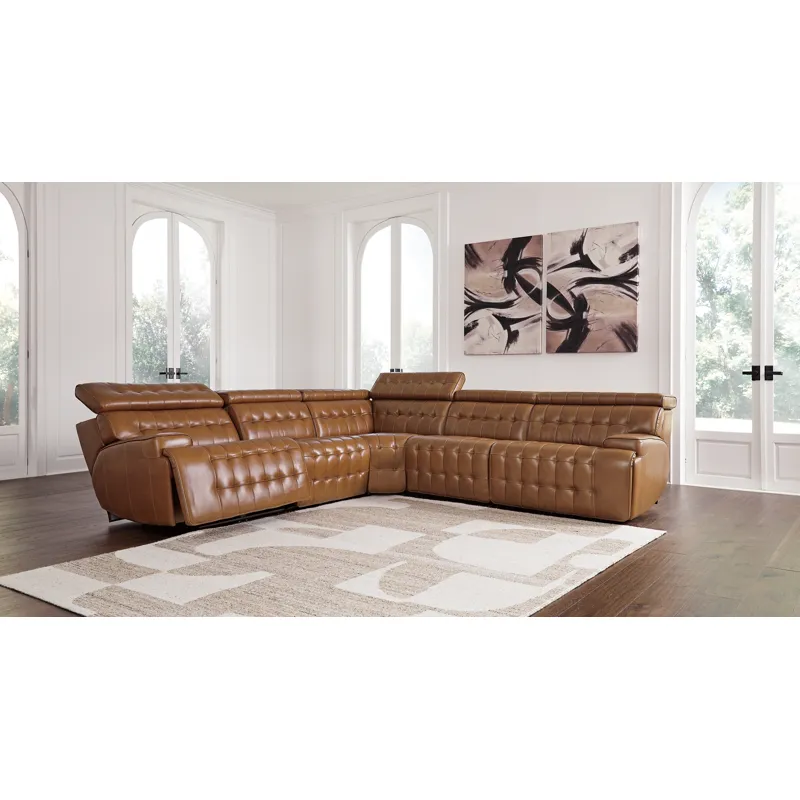 Temmpton 5-Piece Power Reclining Sectional