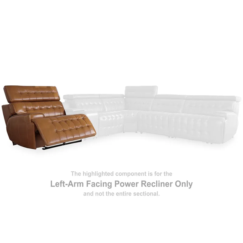 Temmpton Left-Arm Facing Power Recliner