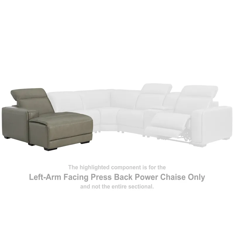 Correze Left-Arm Facing Power Reclining Back Chaise