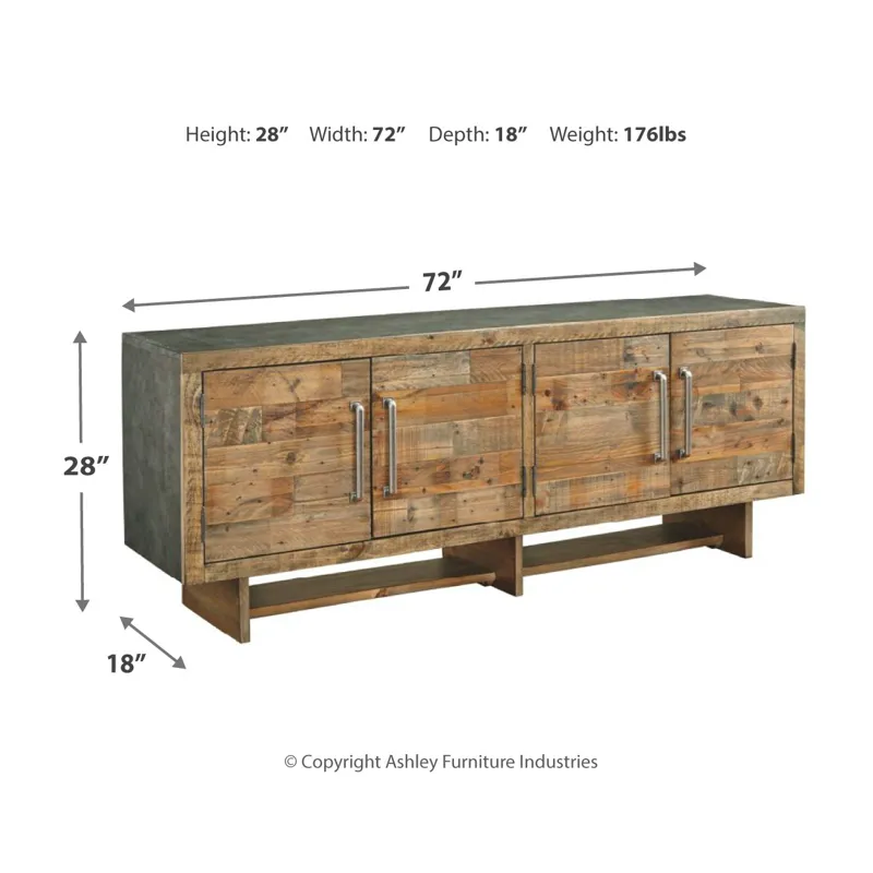 Mozanburg 72" TV Stand