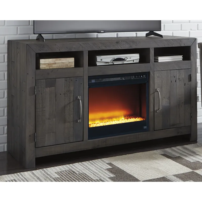Mayflyn Large TV Stand with Fireplace