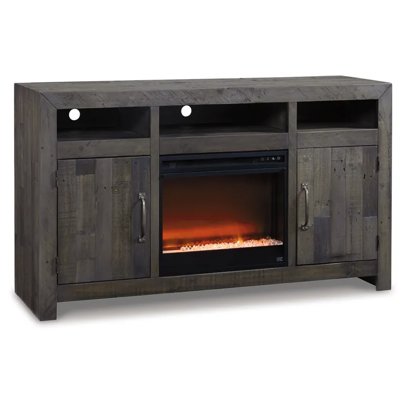 Mayflyn Large TV Stand with Fireplace