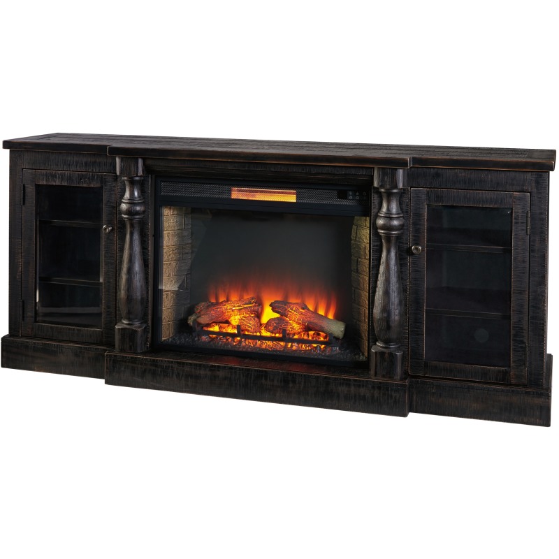 Mallacar 75 Tv Stand With Electric Fireplace By Signature