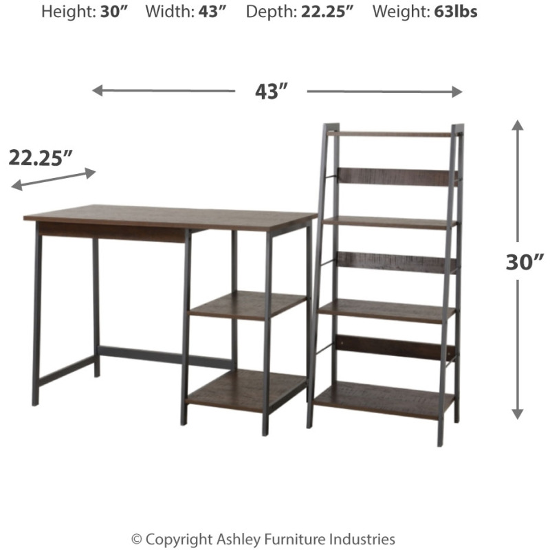 Soho Home Office Desk with Shelf Z1710162 by Signature Design by Ashley
