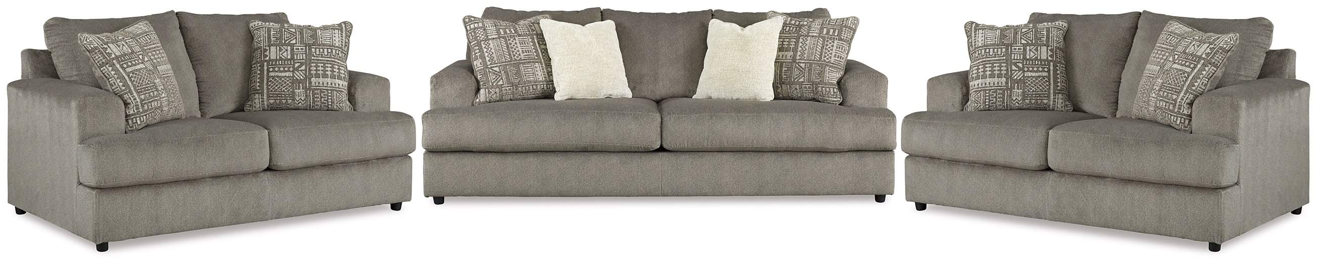 Soletren Queen Sofa Sleeper and 2 Loveseats 95103U4 by Signature Design