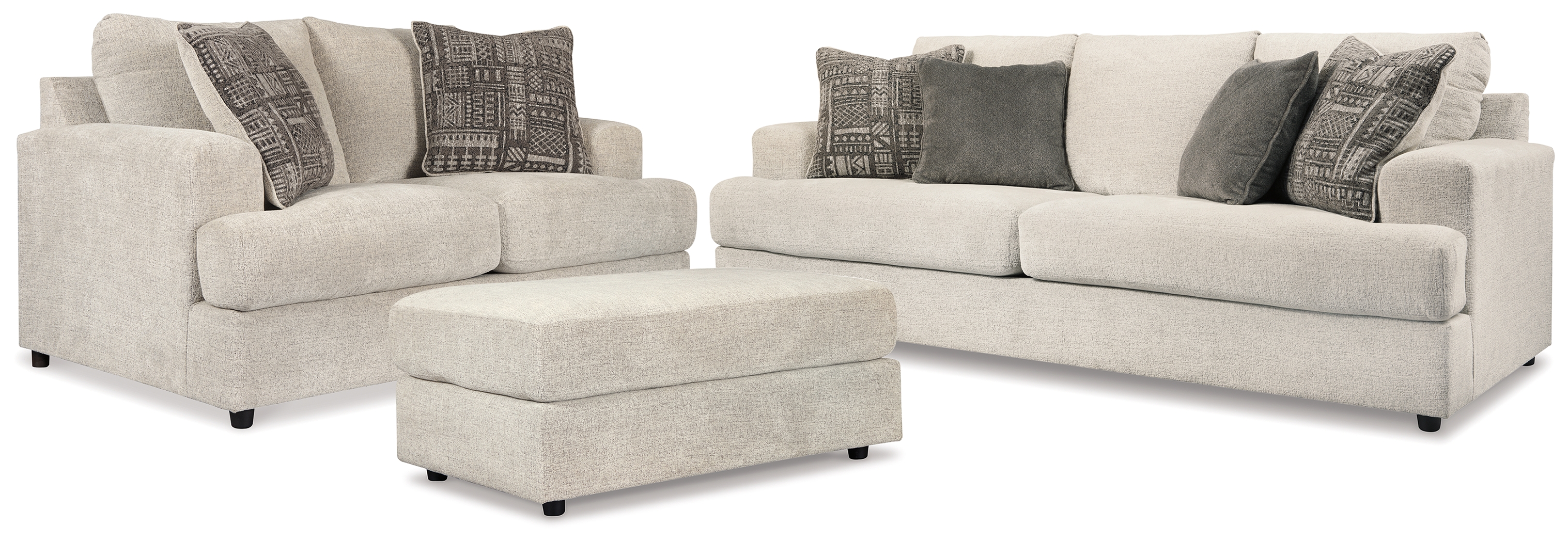 Soletren Sofa, Loveseat, and Ottoman 95104U3 by Signature Design by