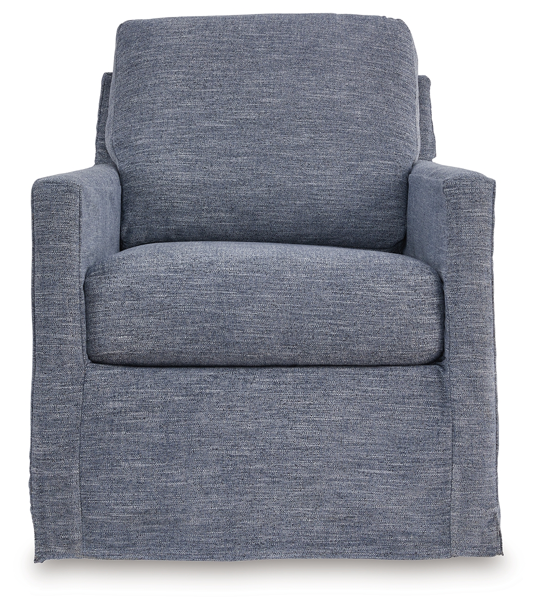 Nenana NextGen Nuvella Swivel Glider Accent Chair A3000646 by