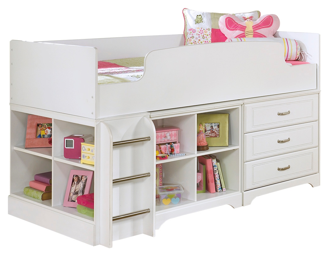 caitbrook twin loft bed with storage