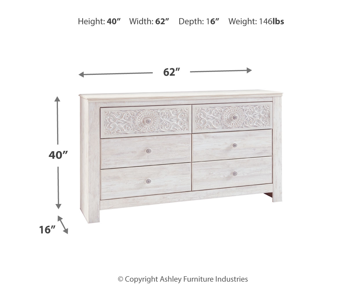 Paxberry Full Panel Bed, Dresser and Nightstand B181B23 by Signature