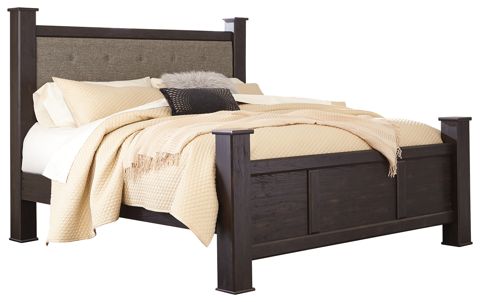Reylow King Poster Bed By Signature Design Ashley Nis488208479 Sylvan Furniture Reylow King Poster Bed By Signature, Annifern King Poster Bed