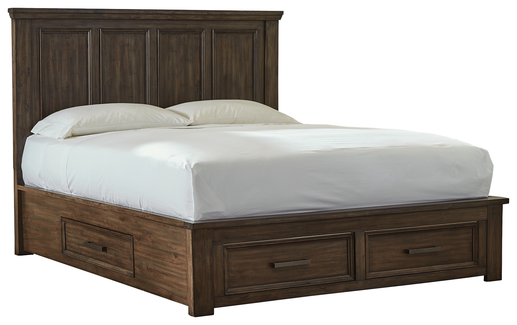 Johurst California King Panel Bed with 2 Storage Drawers by Signature