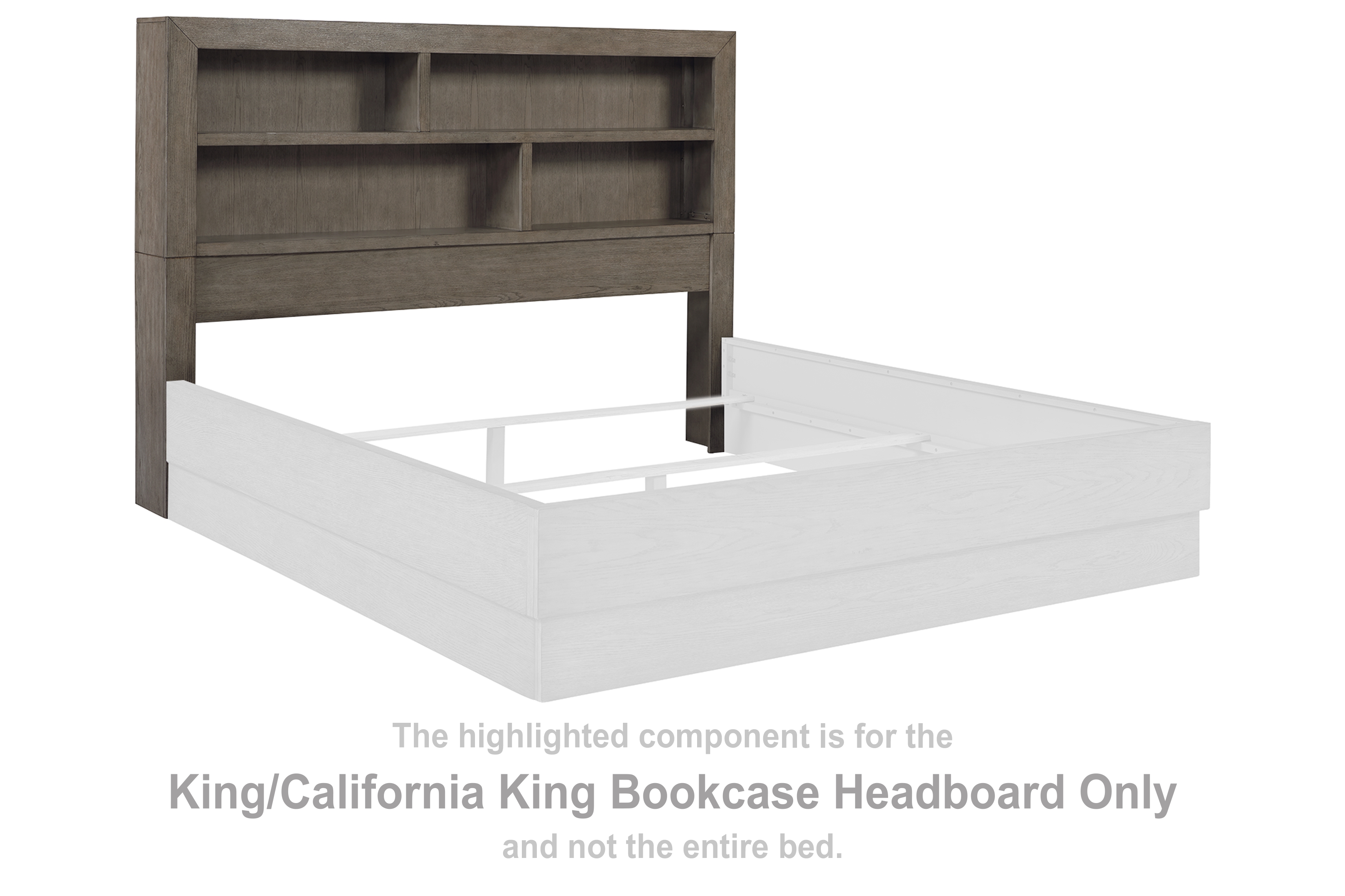 Anibecca King/California King Bookcase Headboard B97078 by Signature