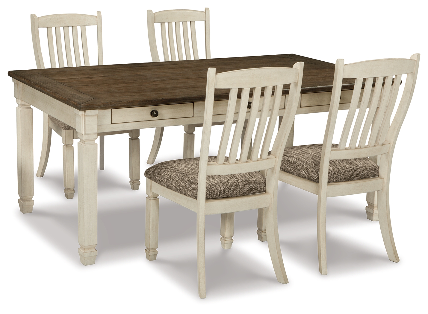 Bolanburg Dining Table with 4 Chairs D647D1 by Signature Design by Ashley at Northeast Factory
