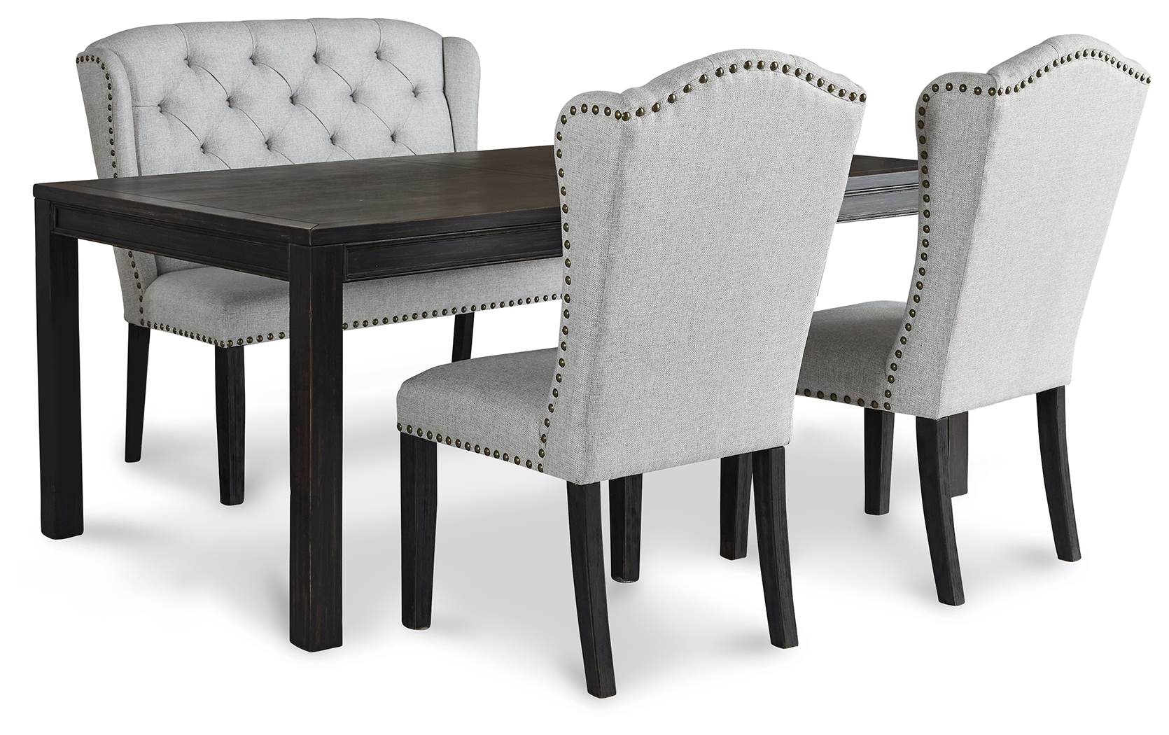 Dining Table, 4 Chairs and Bench D702D3 by Signature Design by