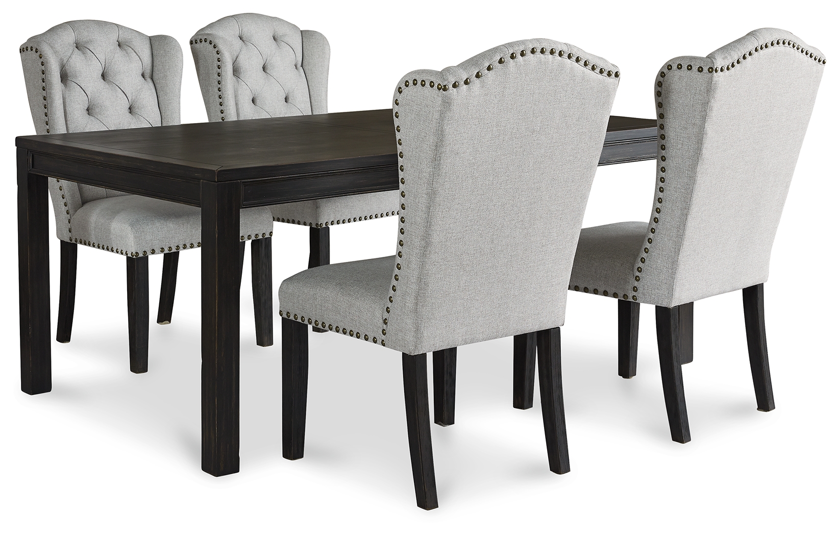 Dining Table with 4 Chairs D702D1 by Signature Design by Ashley at Davis Furniture Store