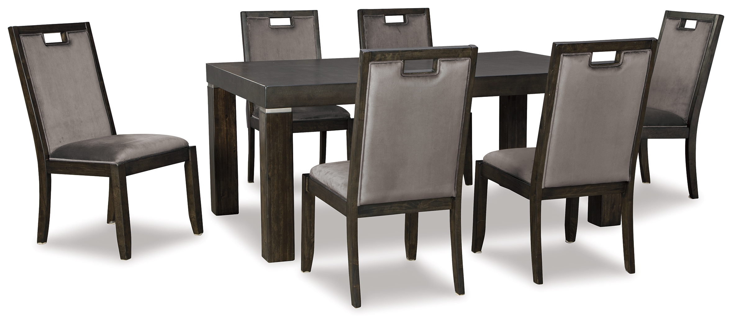 Hyndell Dining Table and 6 Chairs D731D2 by Signature Design by Ashley